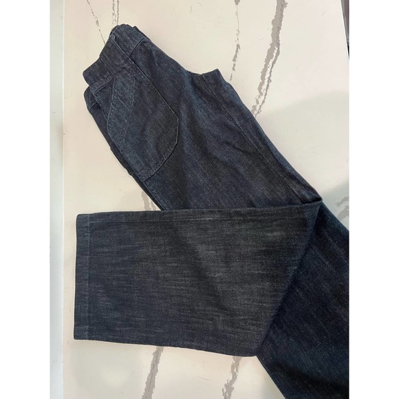 Y2K Vintage‎ Fossil Jeans Size 25 Dark Wash Straight Wide Leg - Picture 8 of 9